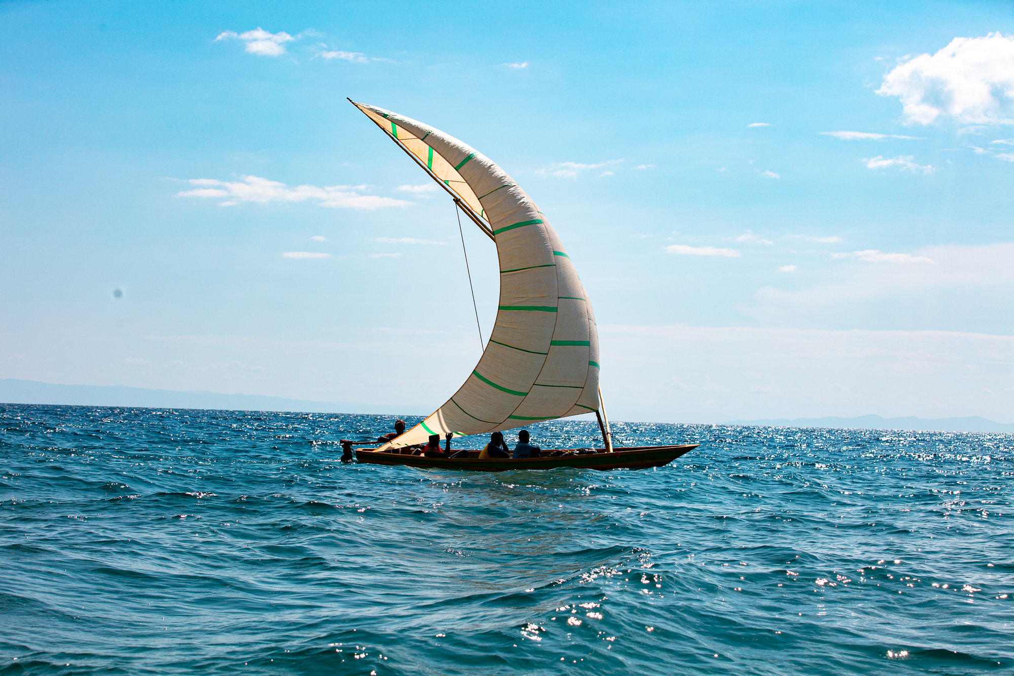 Ngalawa fishing boat on Lake Tanganyika